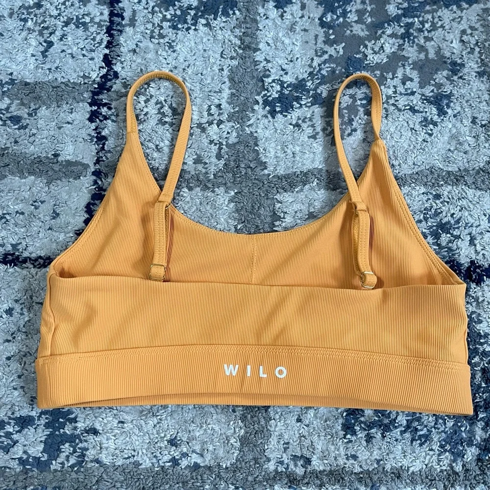 NWOT Wilo The Label Ribbed Yellow Bra Size‎ M